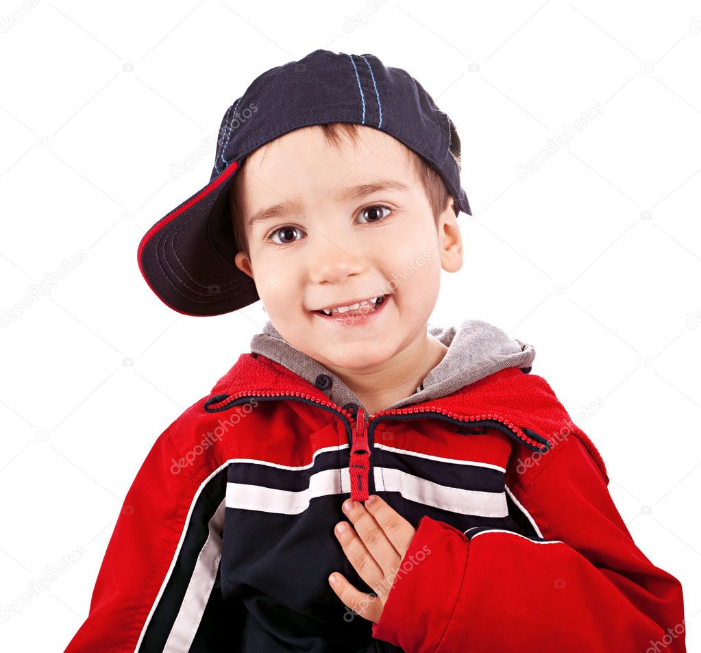 Little boy with cap — Stock Photo © palinchak 5403394