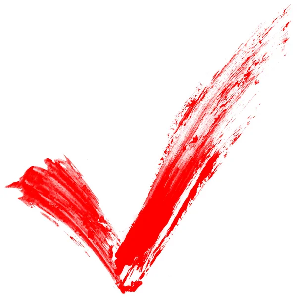 Czerwony malowane kleszcza — Zdjęcie stockowe
