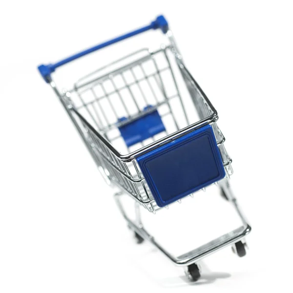 Izolované nákupní vozík — Stock fotografie
