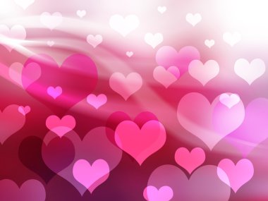 Valentine background with heart clipart