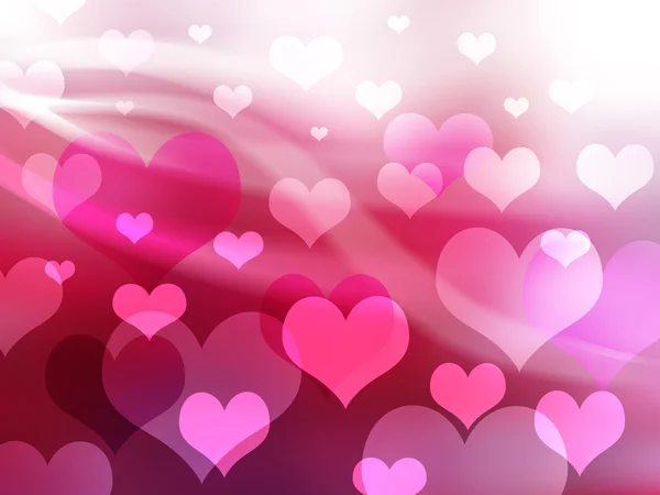Valentijn achtergrond met hart — Stockfoto