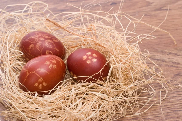 Χειροποίητα πασχαλινά αυγά — Φωτογραφία Αρχείου