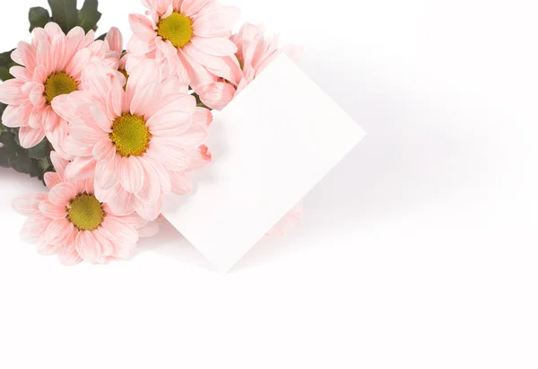 Mother's Day Concept-- Post card with pastel flowers. — Stock Photo, Image