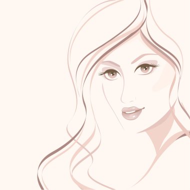 Female background clipart