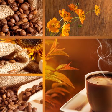 Coffee collage clipart