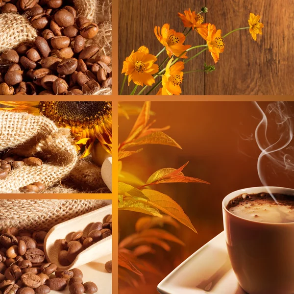 Collage di caffè — Foto Stock