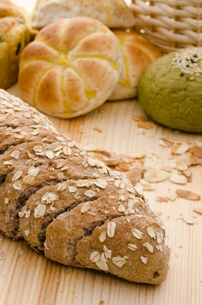 Různé míchané chléb — Stock fotografie