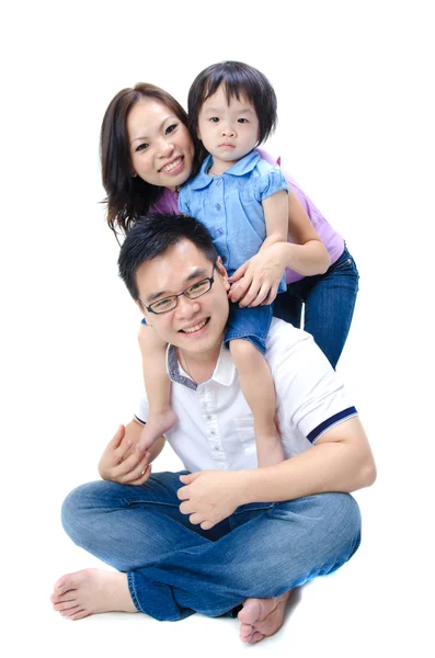 Familia asiática — Foto de Stock