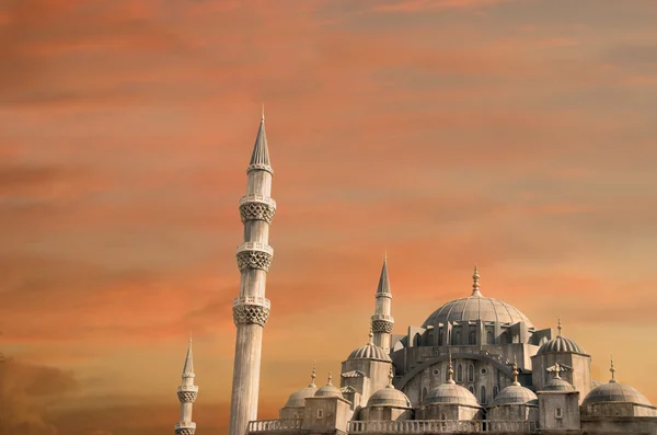Modrá mešita v Turecku — Stock fotografie