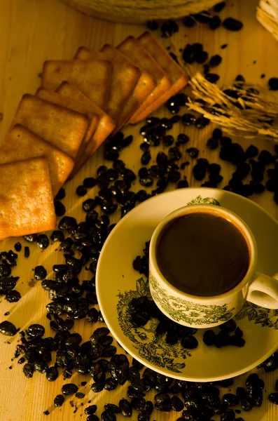 Ранковий сніданок на каву — стокове фото