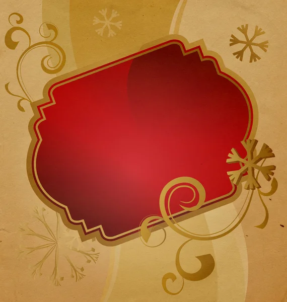 Vánoční nápis vinobraní ilustrace — Stock fotografie