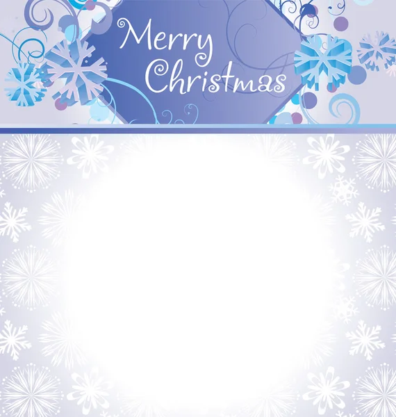 Christmas vintage snowflake card — Stock Photo, Image