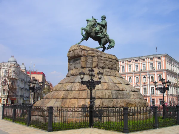 stock image Bogdan Khmelnitsky statue