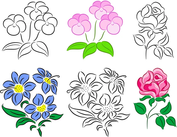 Цветы — стоковый вектор