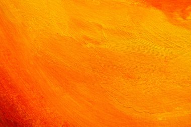 Orange painted texture clipart