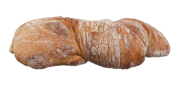 Bread on white — Stock Photo, Image