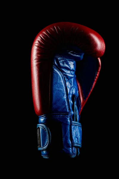 Boxerské rukavice na balck — Stock fotografie