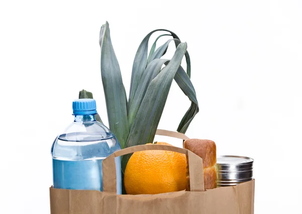 stock image Groceries in bag