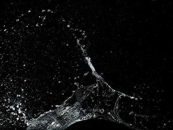 stock image Water splash on balck