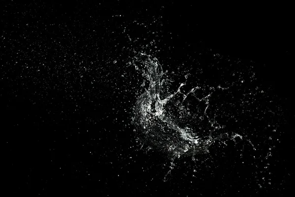 Stock image Water splash on balck