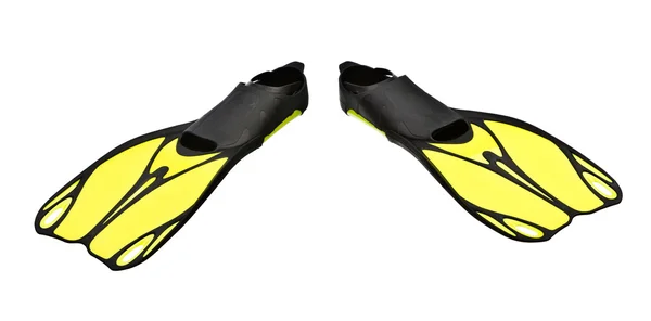 Gele flippers — Stockfoto
