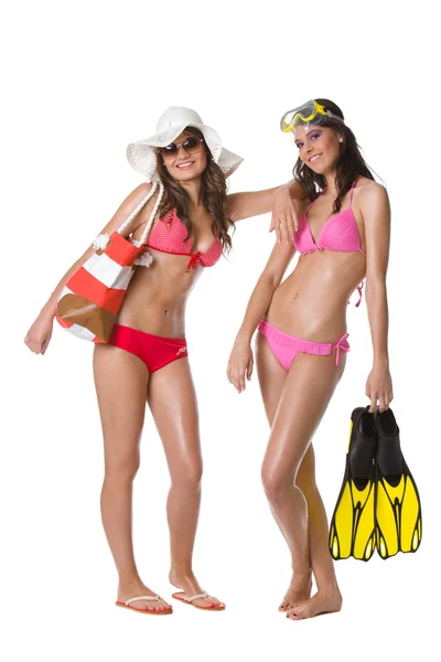 Meninas de praia — Fotografia de Stock