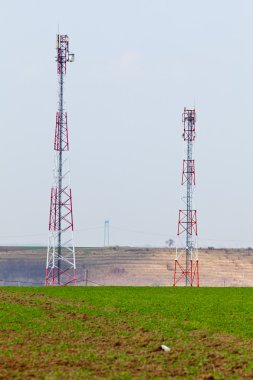 Radio GSM towers clipart