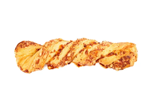 Хлебный багет с сыром чеддер — стоковое фото