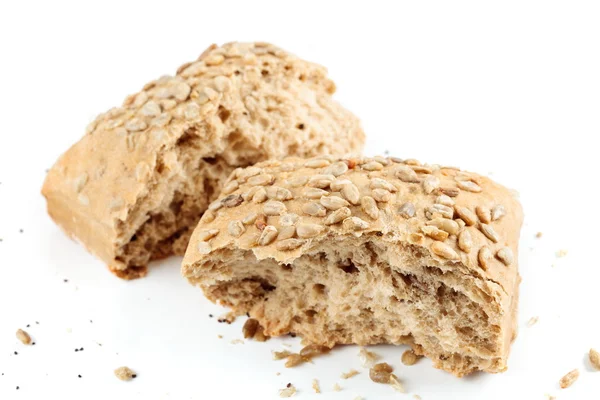 Whole grain bread with sunflower seeds — Stock Photo, Image