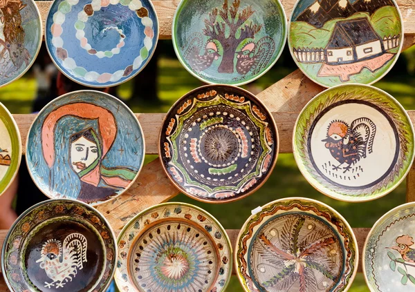 Cerâmica em Horezu, Roménia — Fotografia de Stock