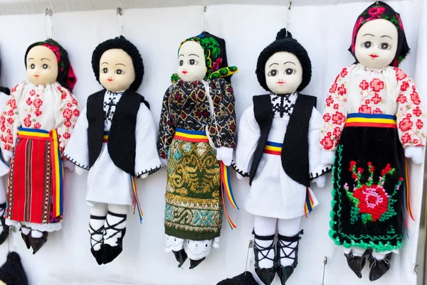 Kleine traditionelle Marionetten — Stockfoto