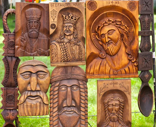 Wooden decorations — Stock Photo, Image