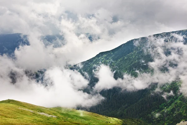Paisaje con montañas Parang en Rumania —  Fotos de Stock