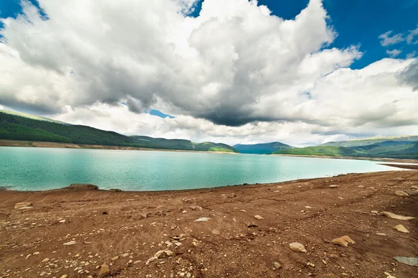 Landscape from Vidra Lake, Romania — Stock Photo, Image