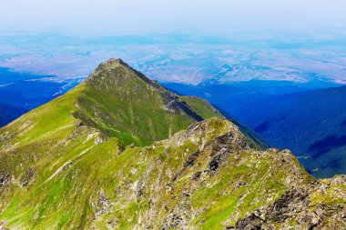 Romanya Dağları ile fagaras manzara