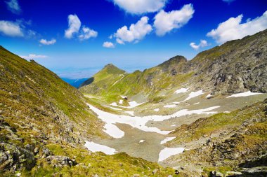 Romanya Dağları ile fagaras manzara