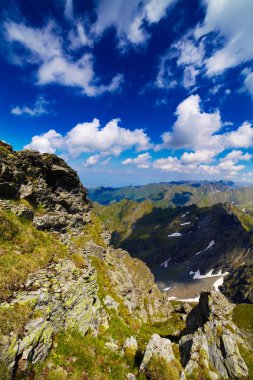 Romanya Dağları ile fagaras manzara