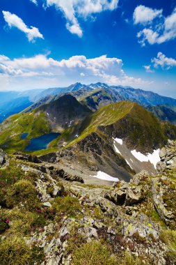 Romanya Dağları ile fagaras manzara