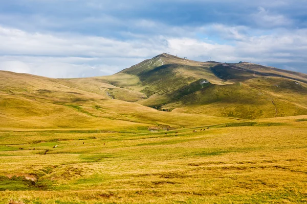 Landschap met bergen in Roemenië — Stockfoto