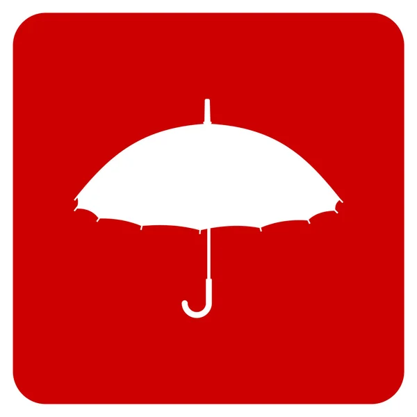 Силуэт зонтика — стоковый вектор