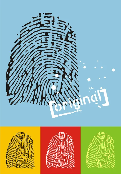 stock vector Fingerprint