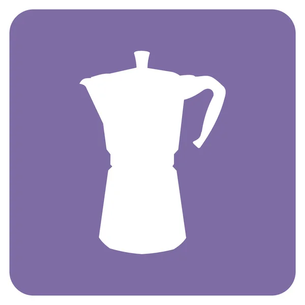 Ícone pote de café — Vetor de Stock