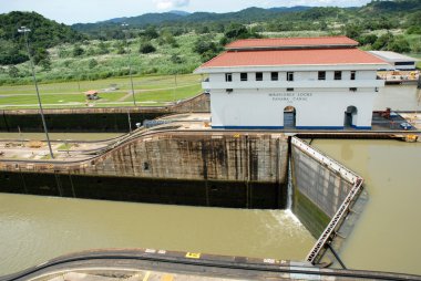 Panama Canal Locks clipart
