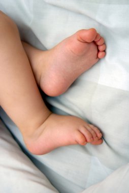 Sleeping Baby foot clipart