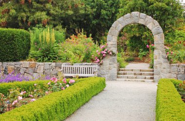 Garden archway clipart