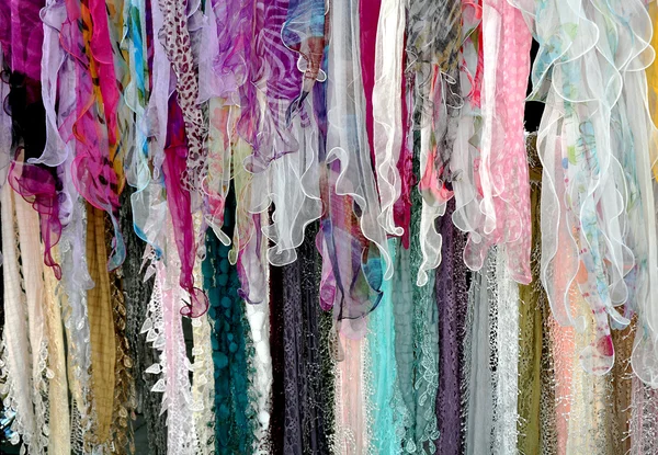 stock image Colorful scarves