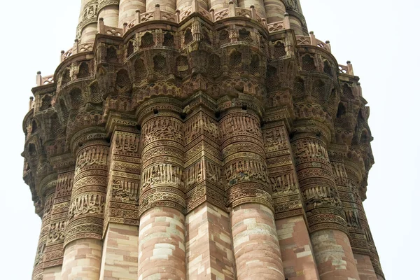 Diseño en Qutub Minar — Foto de Stock