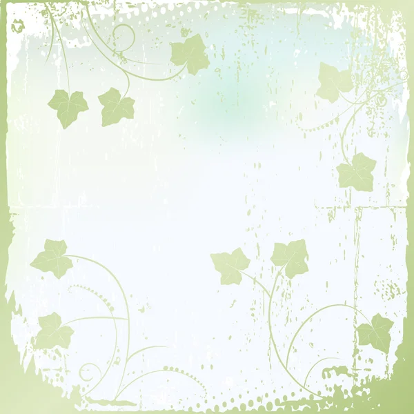 Fond floral, lierre — Image vectorielle