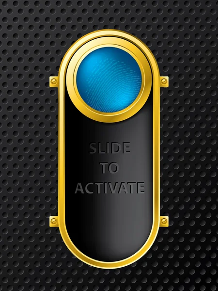 Slide to activate — Stock Vector