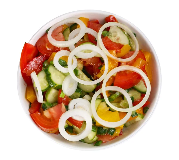 Stock image Vegetable salad with a onion